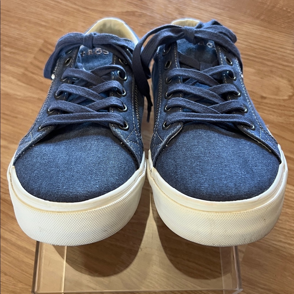 Taos Women’s Plim Soul Blue Wash Canvas Sneakers Size 9W - Picture 9 of 14